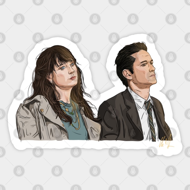 500 Days of Zooey & Joe Sticker by 51Deesigns